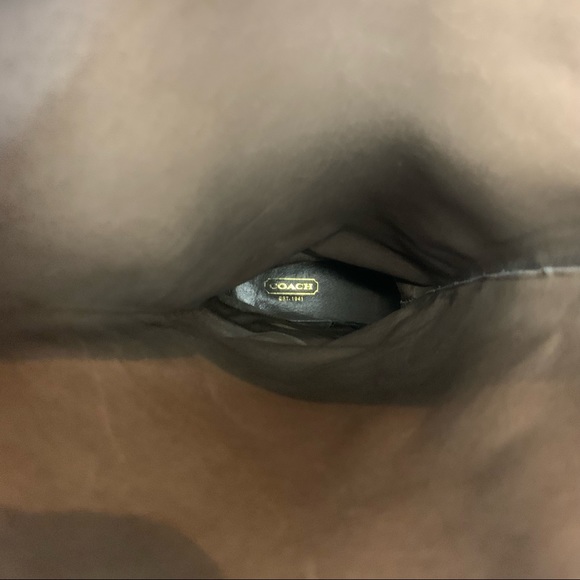 Coach Natalie cognac brown leather tall riding boots Women’s Size 7 - Picture 13 of 14